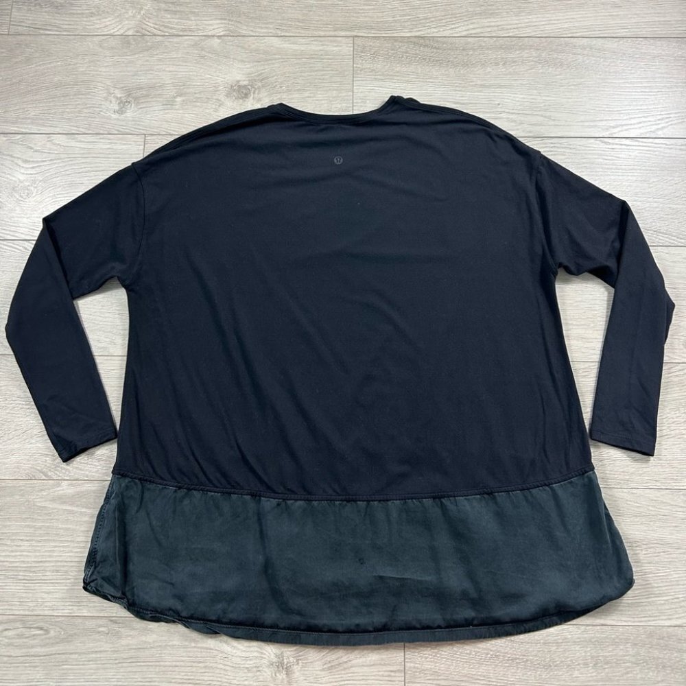 Lululemon Ease of Mind Long Sleeve Top Black - Picture 6 of 14